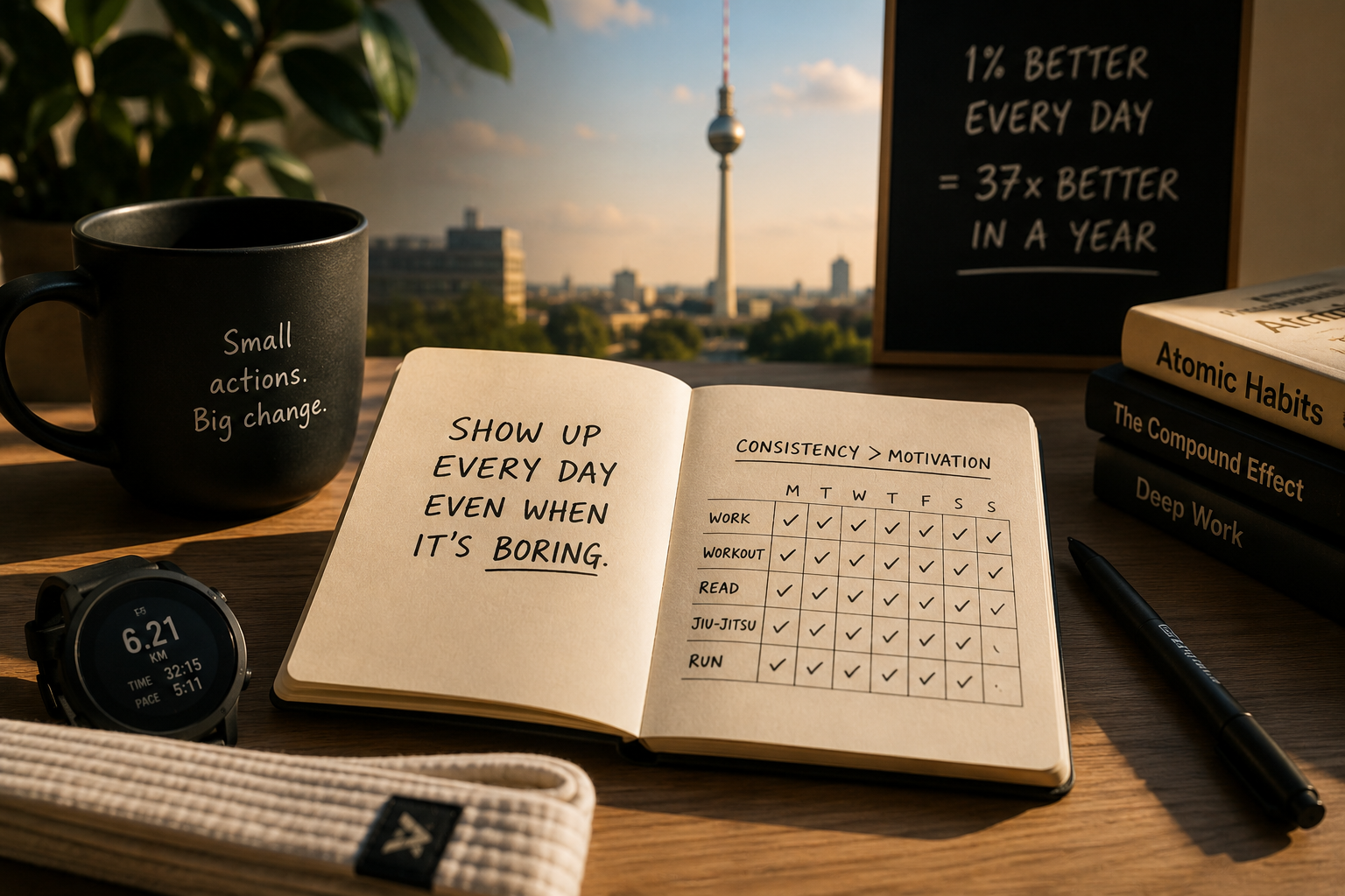 What staying consistent taught me more than any productivity hack